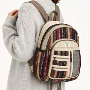 Handmade Himalayan Hemp Backpack